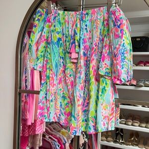 Lilly Pulitzer off the shoulder top